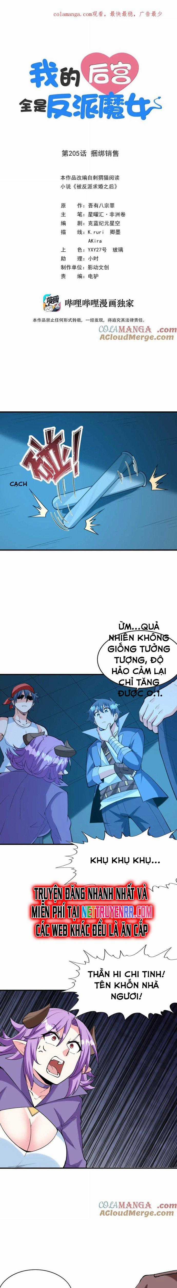 Hậu Cung Của Ta Toàn Là Ma Nữ Phản Diện Chapter 205 trang 1