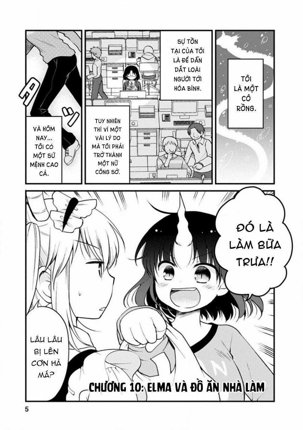 Hầu Gái Rồng Nhà Kobayashi: Nhật Ký Công Sở Của Elma Chapter 10 trang 1