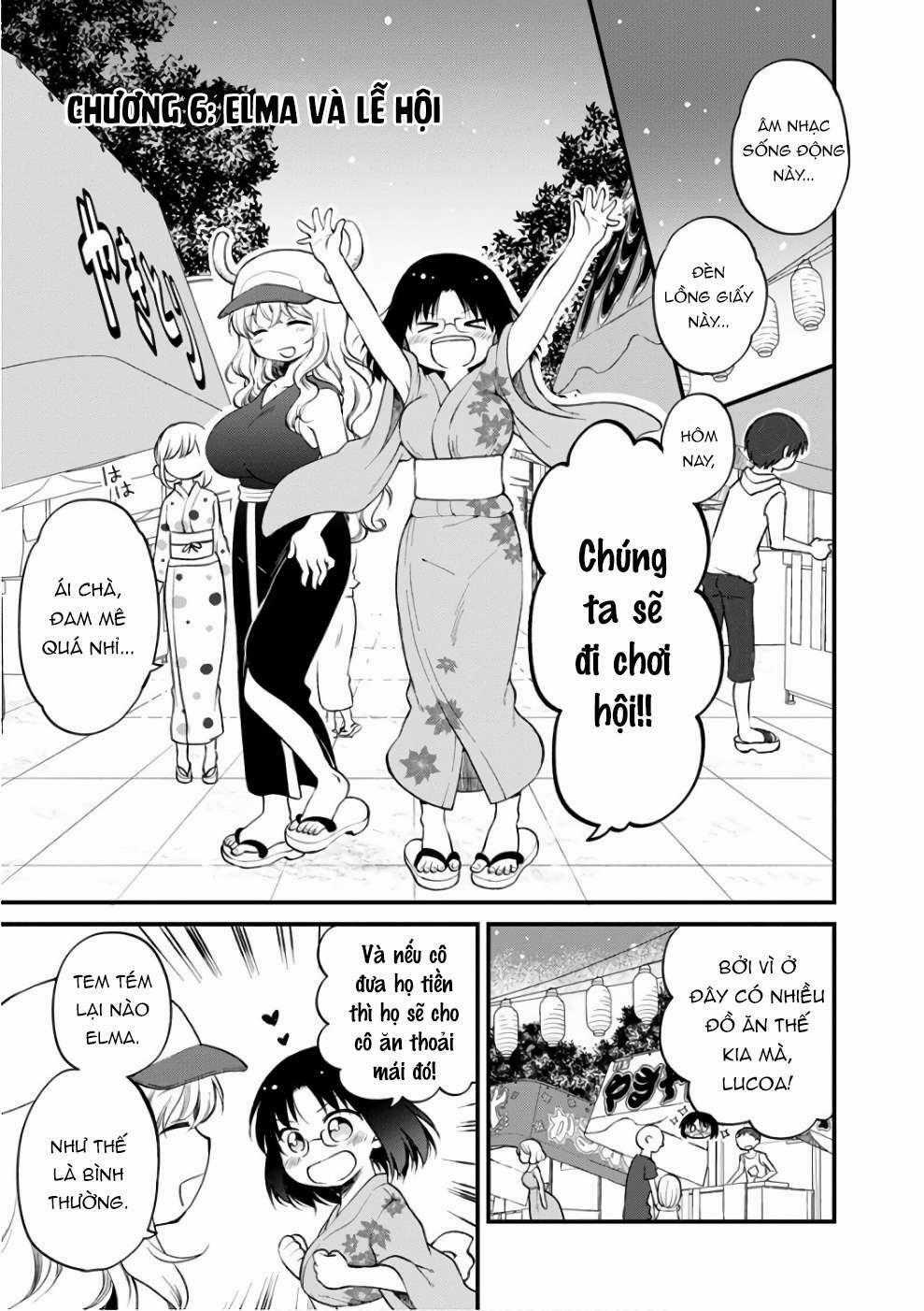 Hầu Gái Rồng Nhà Kobayashi: Nhật Ký Công Sở Của Elma Chapter 6 trang 1
