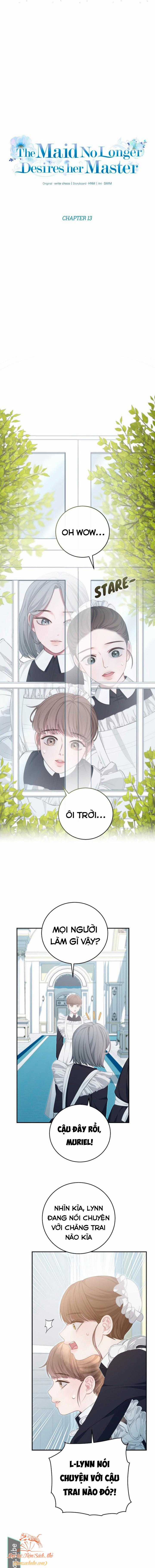 Hầu Nữ Không Còn Thèm Muốn Chủ Nhân Nữa Chapter 13 trang 4