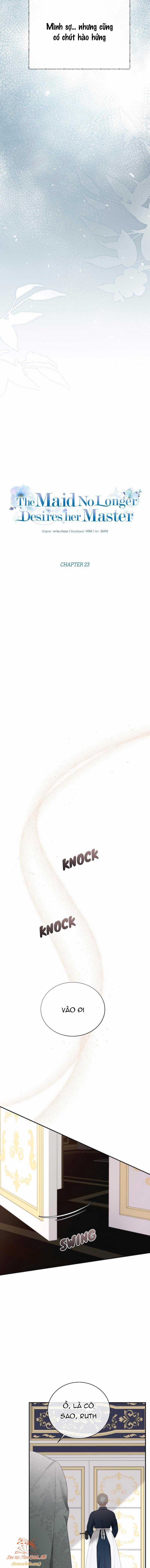 Hầu Nữ Không Còn Thèm Muốn Chủ Nhân Nữa Chapter 23 trang 3