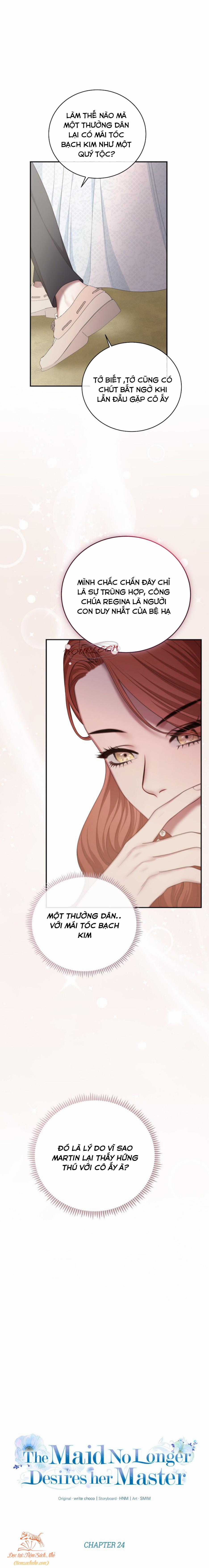 Hầu Nữ Không Còn Thèm Muốn Chủ Nhân Nữa Chapter 24 trang 7