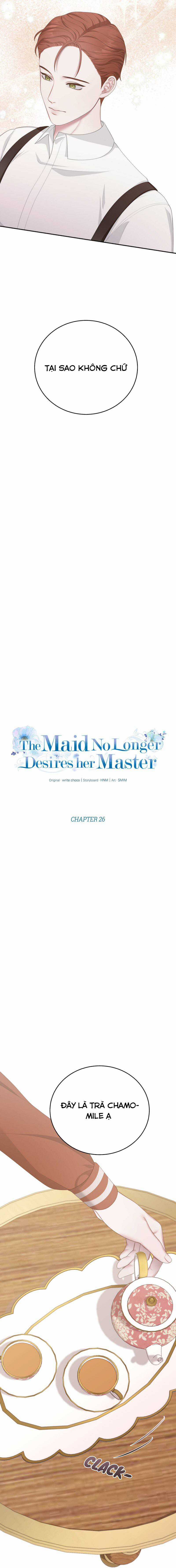 Hầu Nữ Không Còn Thèm Muốn Chủ Nhân Nữa Chapter 26 trang 4