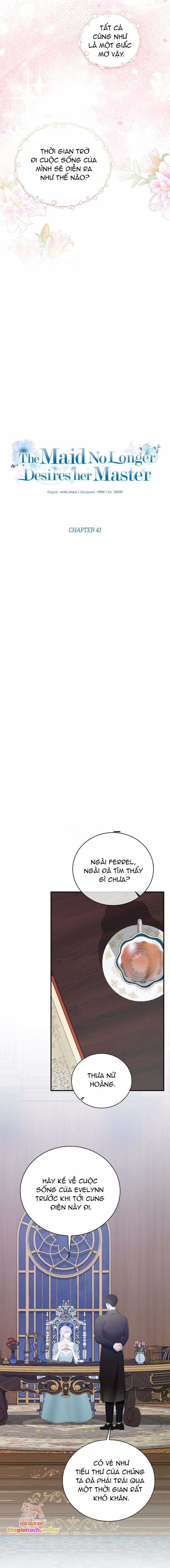 Hầu Nữ Không Còn Thèm Muốn Chủ Nhân Nữa Chapter 41 trang 4