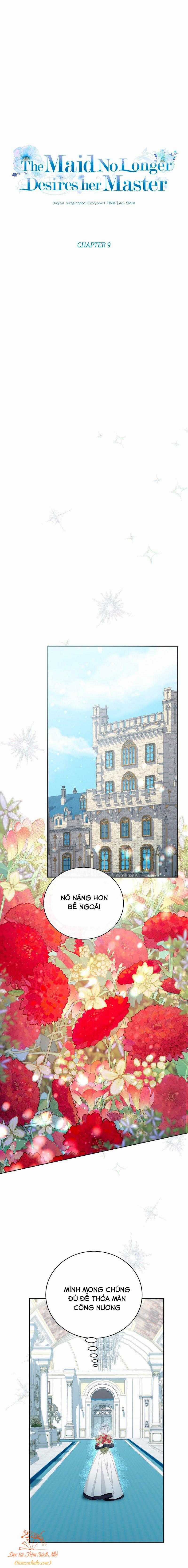 Hầu Nữ Không Còn Thèm Muốn Chủ Nhân Nữa Chapter 9 trang 3