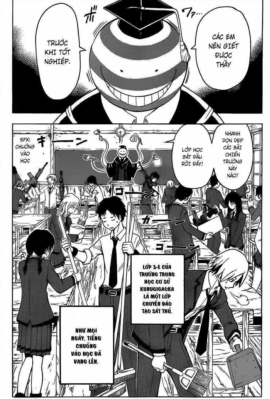 Hãy Ám Sát Ta Để Cứu Lấy Trái Đất Chapter 1 trang 9