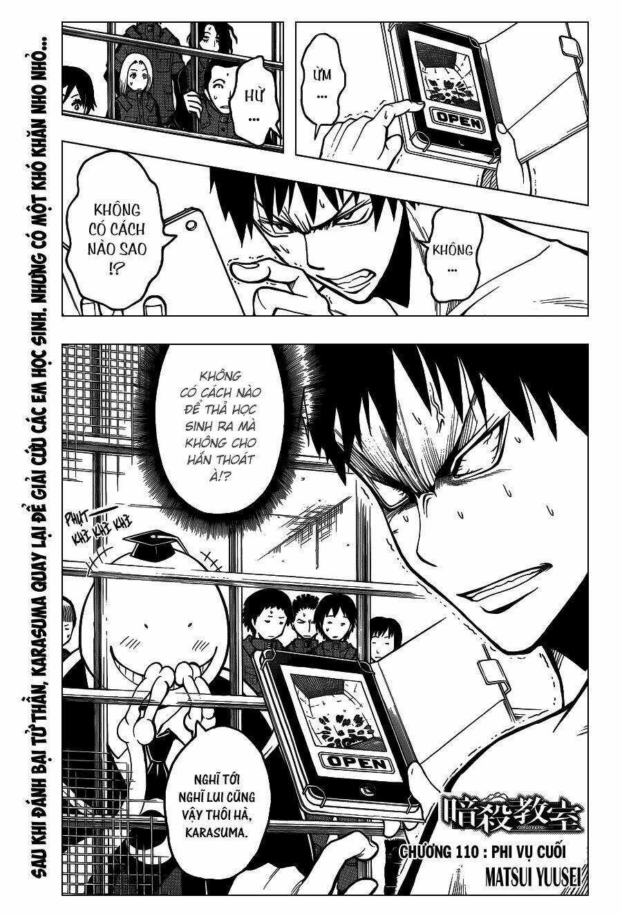 Hãy Ám Sát Ta Để Cứu Lấy Trái Đất Chapter 110 trang 1