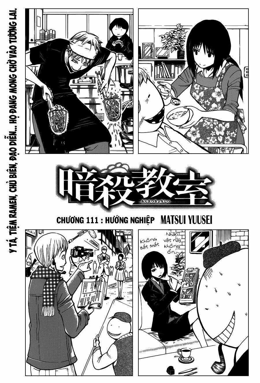 Hãy Ám Sát Ta Để Cứu Lấy Trái Đất Chapter 111 trang 1