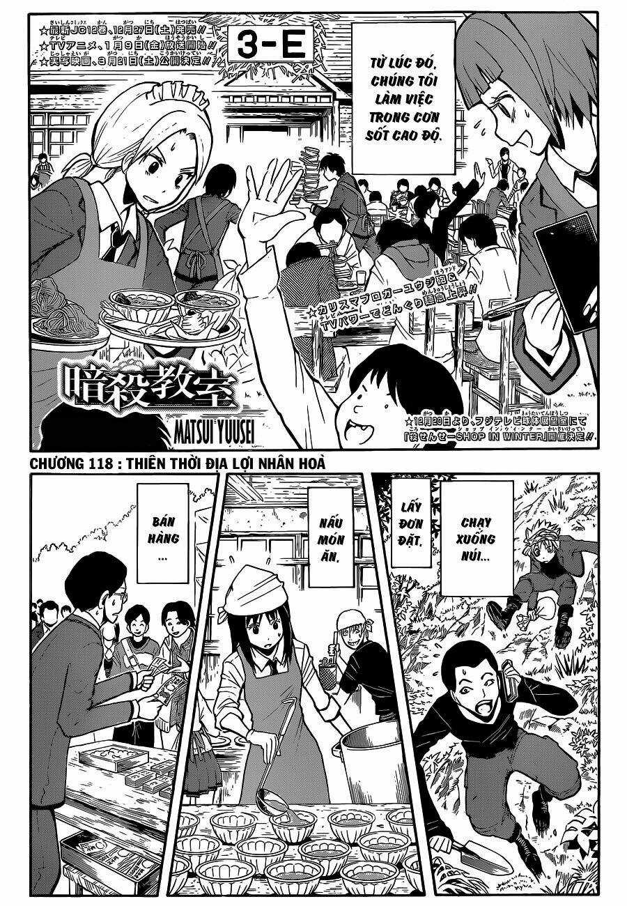 Hãy Ám Sát Ta Để Cứu Lấy Trái Đất Chapter 118 trang 1