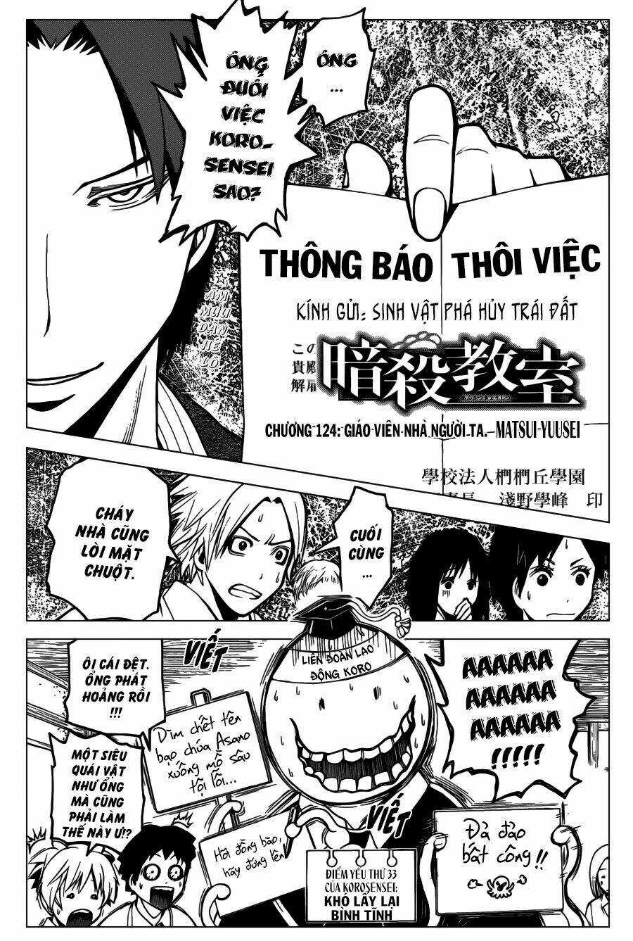 Hãy Ám Sát Ta Để Cứu Lấy Trái Đất Chapter 124 trang 1