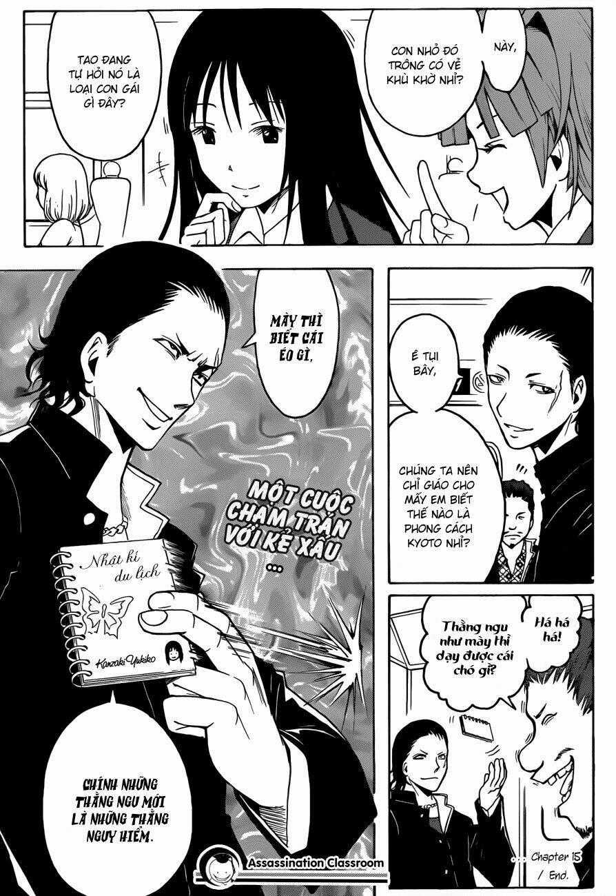 Hãy Ám Sát Ta Để Cứu Lấy Trái Đất Chapter 15 trang 19