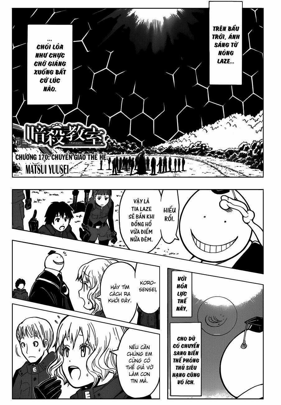 Hãy Ám Sát Ta Để Cứu Lấy Trái Đất Chapter 170 trang 1