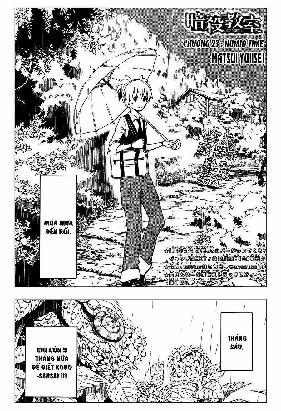 Hãy Ám Sát Ta Để Cứu Lấy Trái Đất Chapter 23 trang 1