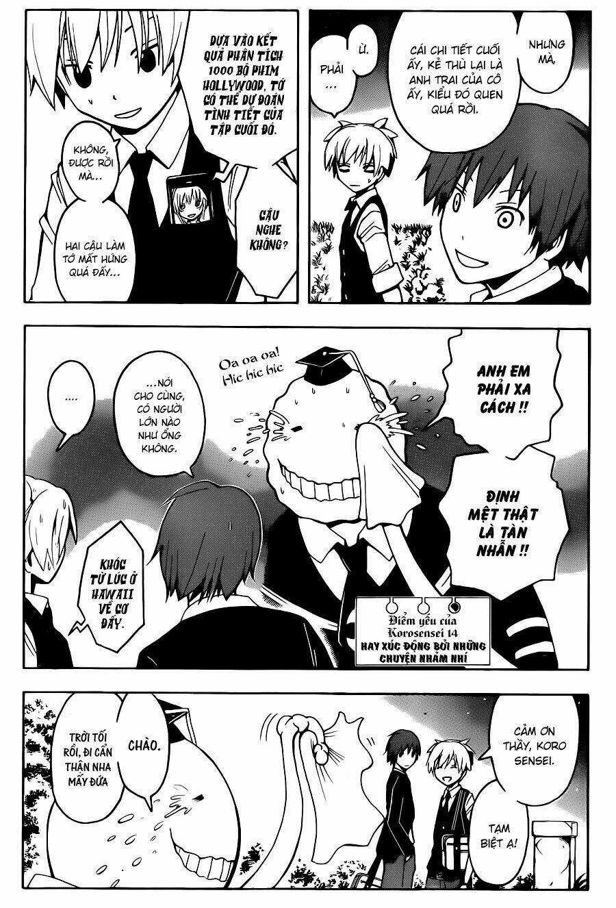 Hãy Ám Sát Ta Để Cứu Lấy Trái Đất Chapter 28 trang 14