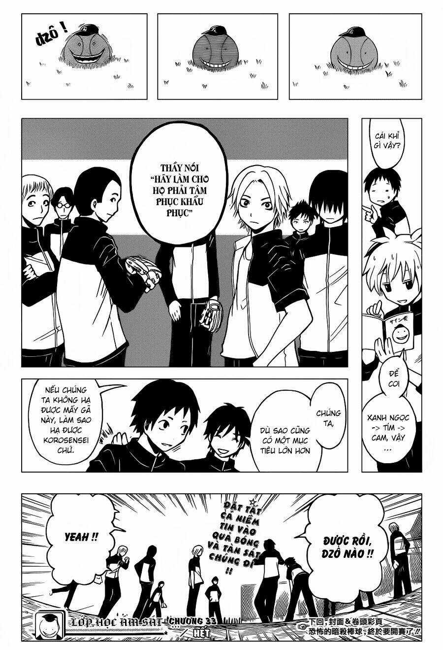 Hãy Ám Sát Ta Để Cứu Lấy Trái Đất Chapter 33 trang 18