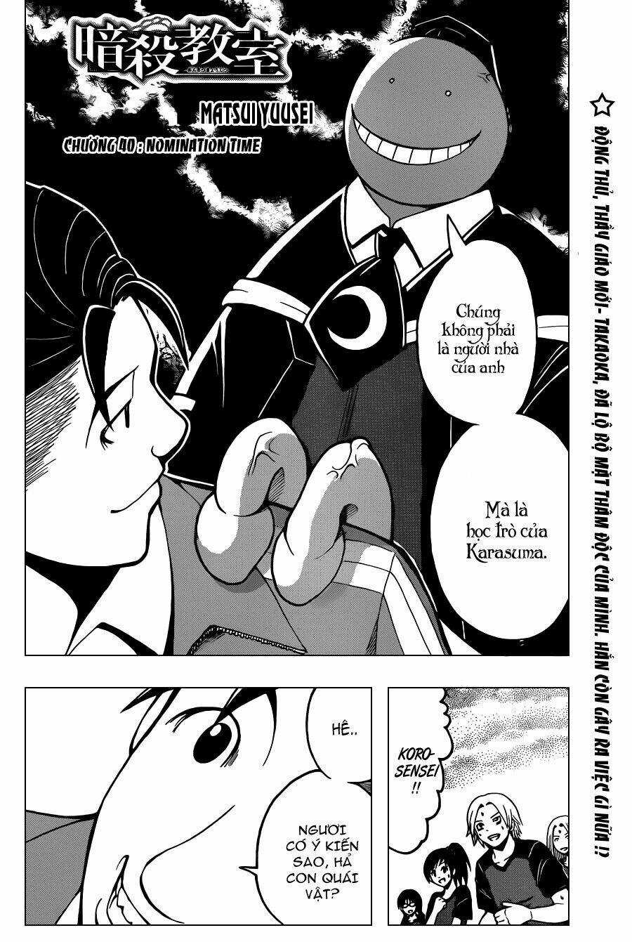 Hãy Ám Sát Ta Để Cứu Lấy Trái Đất Chapter 40 trang 2