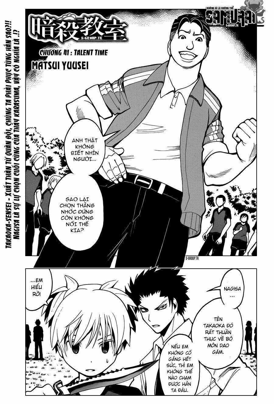 Hãy Ám Sát Ta Để Cứu Lấy Trái Đất Chapter 41 trang 1