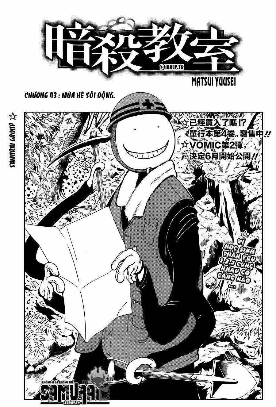 Hãy Ám Sát Ta Để Cứu Lấy Trái Đất Chapter 43 trang 1