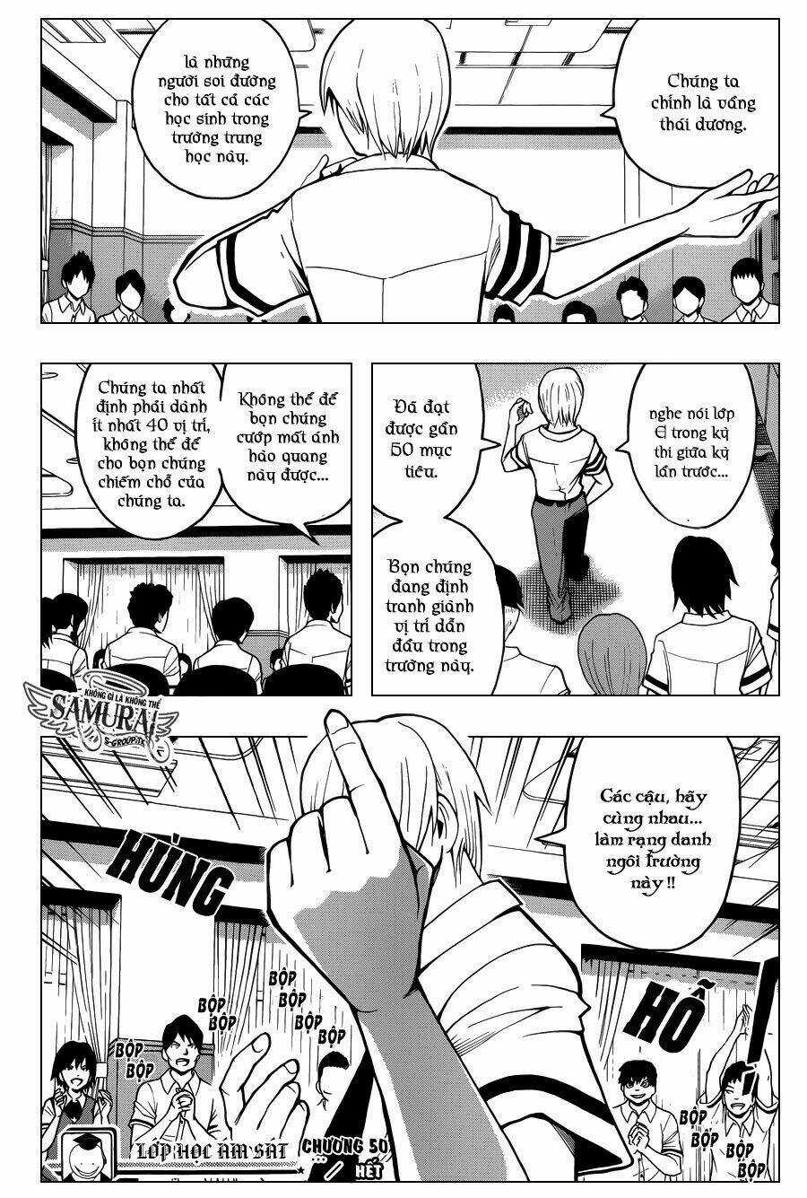 Hãy Ám Sát Ta Để Cứu Lấy Trái Đất Chapter 50 trang 18