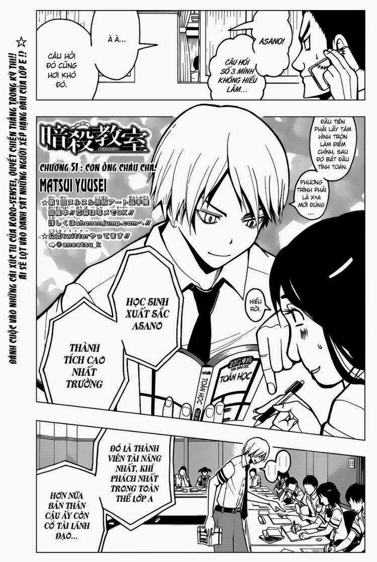 Hãy Ám Sát Ta Để Cứu Lấy Trái Đất Chapter 51 trang 1