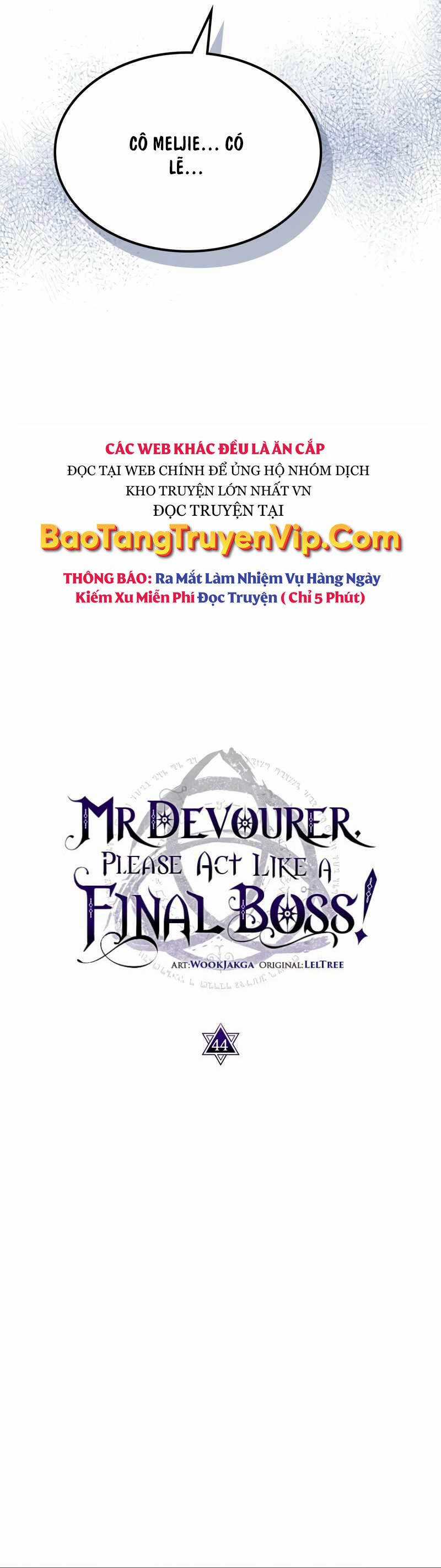 Hãy Hành Động Như Một Boss Đi Ngài Mr Devourer Chương 44 trang 14