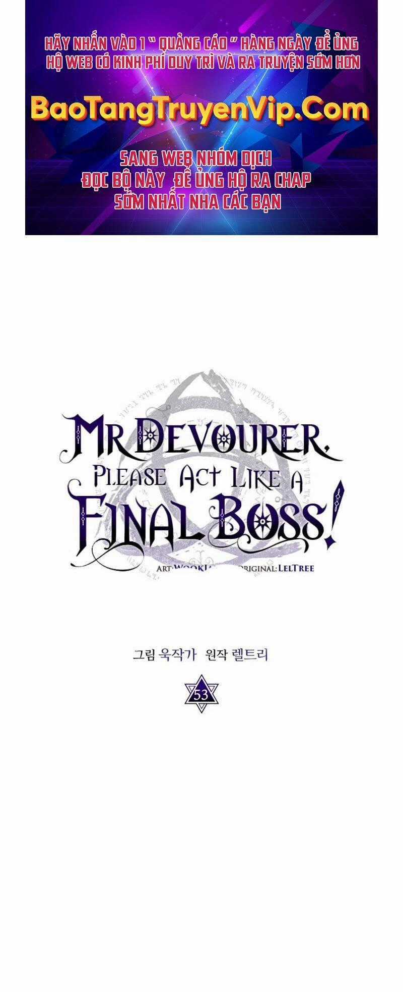 Hãy Hành Động Như Một Boss Đi Ngài Mr Devourer Chương 53 trang 0