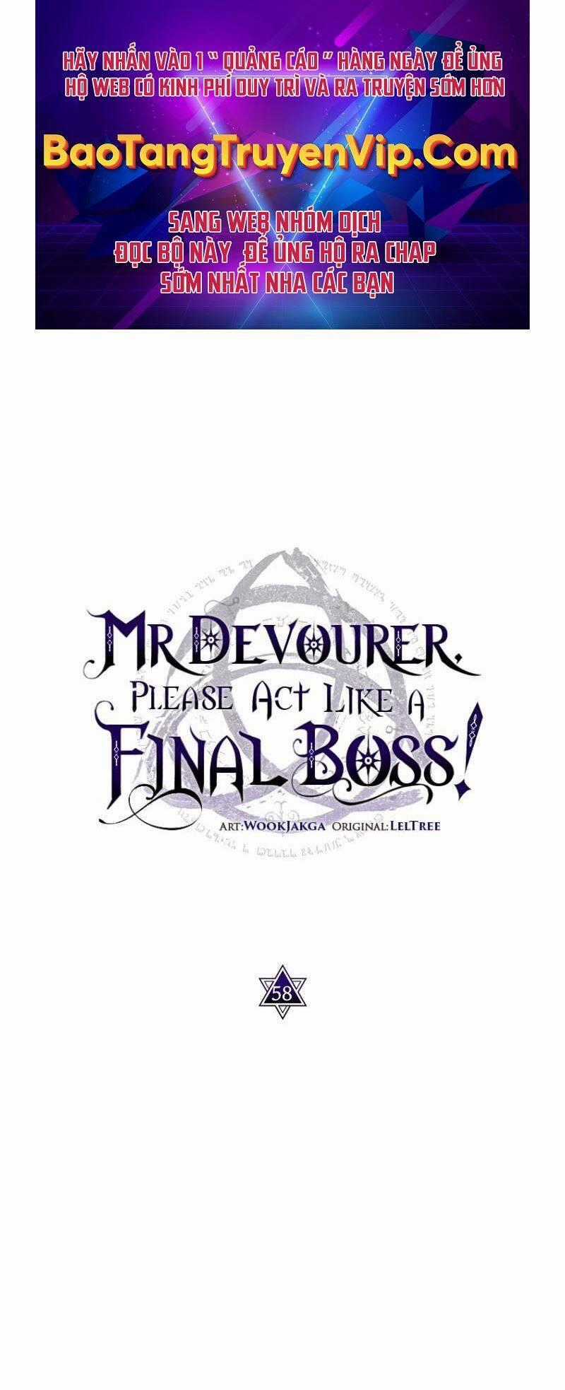 Hãy Hành Động Như Một Boss Đi Ngài Mr Devourer Chương 58 trang 1