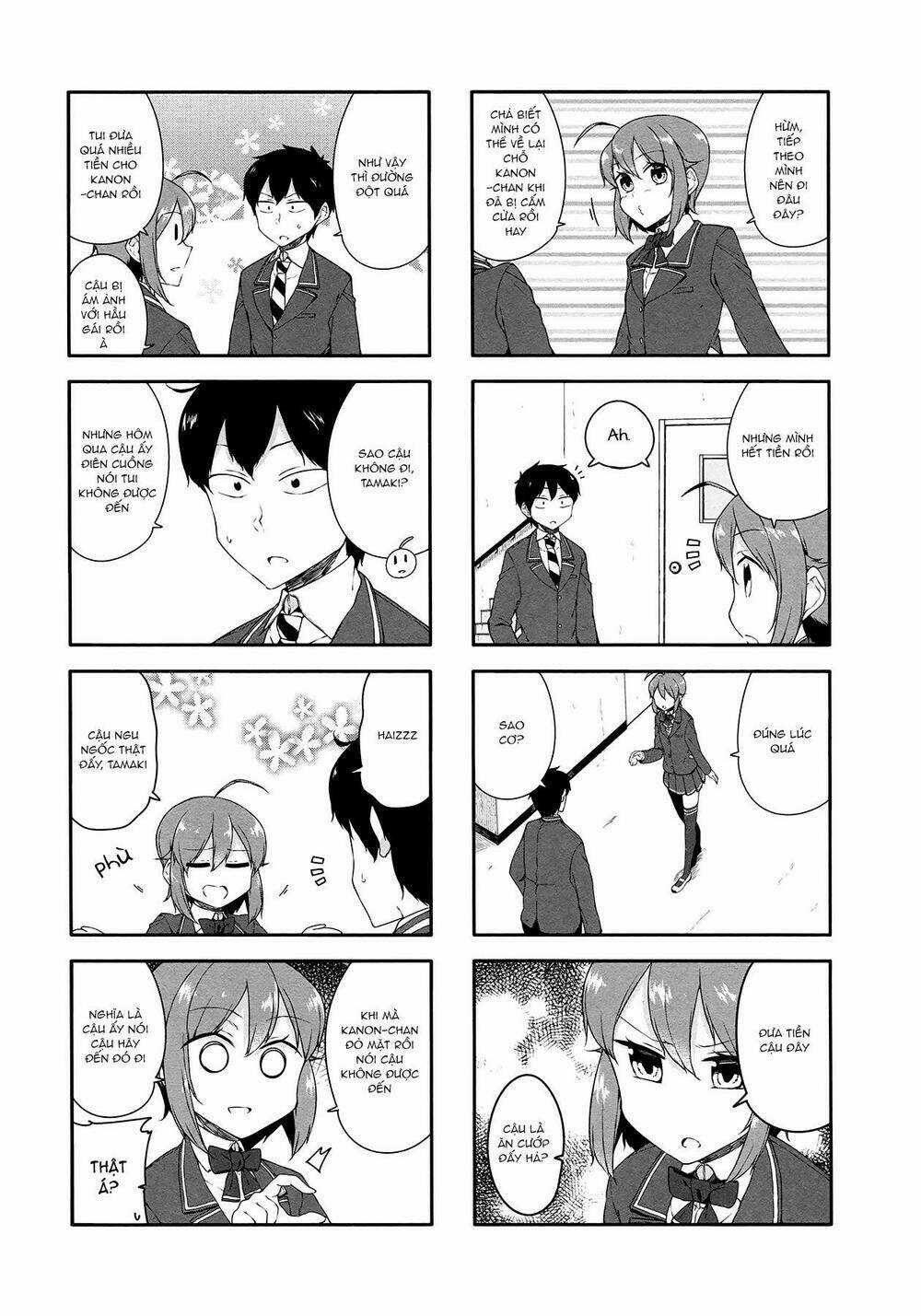 Hazuki Kanon wa Amakunai. Chapter 33 trang 5