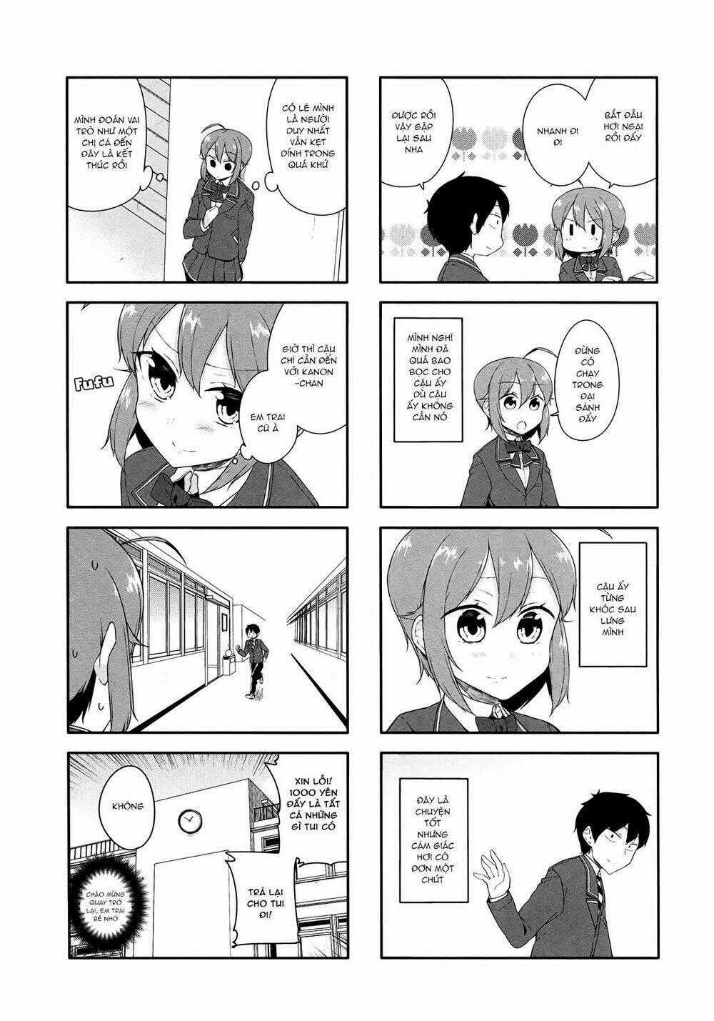 Hazuki Kanon wa Amakunai. Chapter 33 trang 8