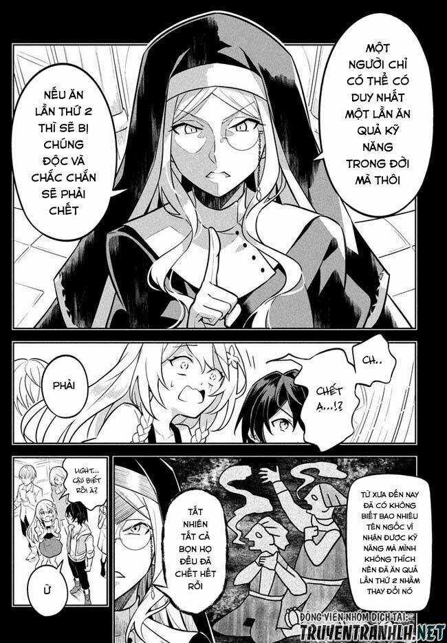 Hazure Sukiru “Konomi Masuta” ~ Sukiru No Mi (Tabetara Shinu) O Mugen Ni Tabe Rareru Yo Ni Natta Kud Chapter 1 trang 10