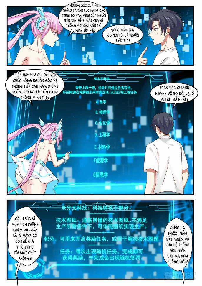 Hệ Thống Khoa Học Kỹ Thuật Đen Tối Của Học Bá Chapter 1 trang 8