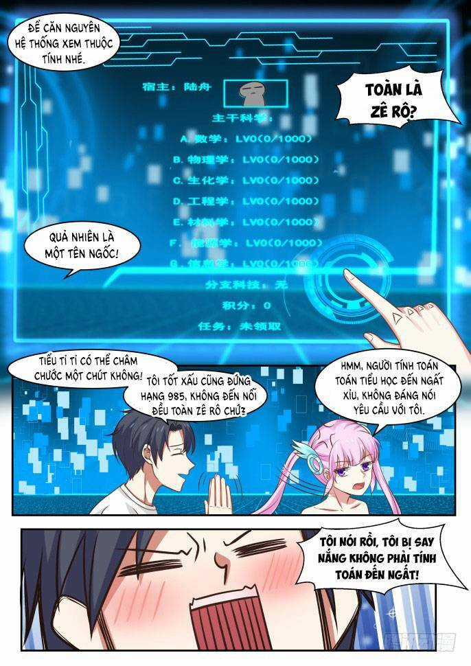 Hệ Thống Khoa Học Kỹ Thuật Đen Tối Của Học Bá Chapter 1 trang 9