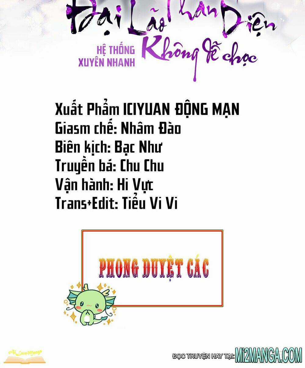 Hệ Thống Xuyên Nhanh: Ác Nam Không Dễ Chọc Chapter 37 trang 1