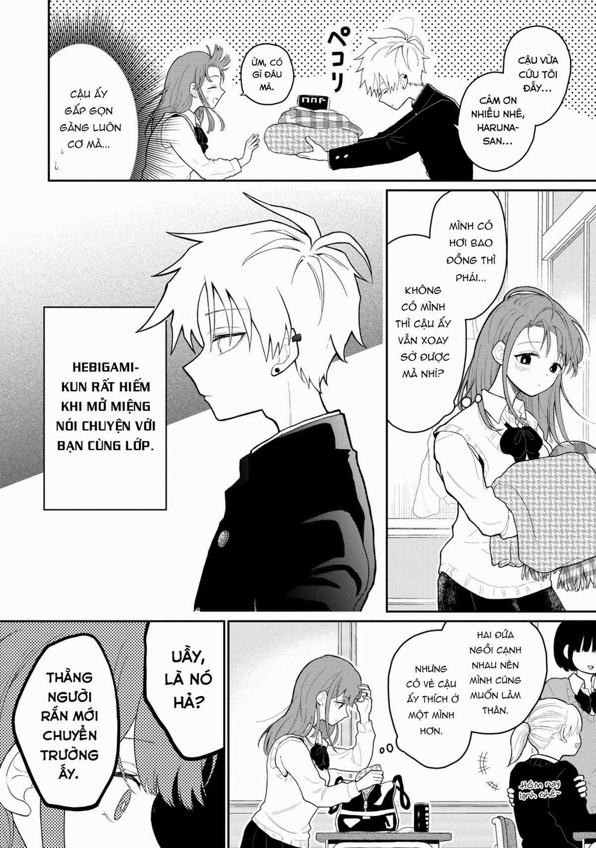 Hebigami-kun wa samui to henshin shichau kara Chapter 0 trang 4
