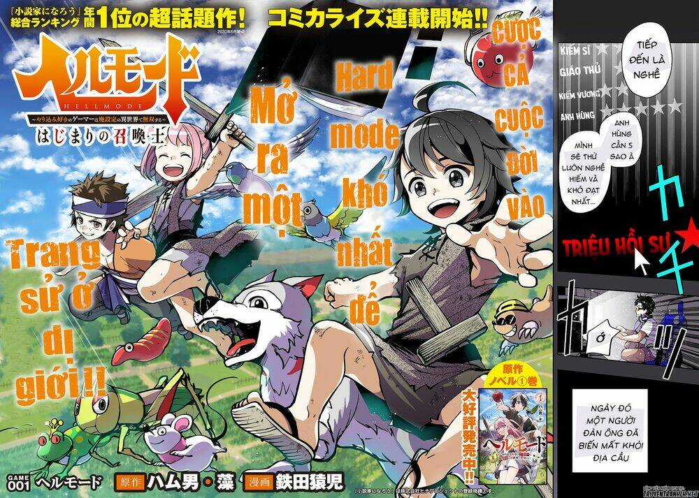 Hell Mode: Yarikomi Suki No Gamer Wa Hai Settei No Isekai De Musou Suru Chapter 1 trang 3