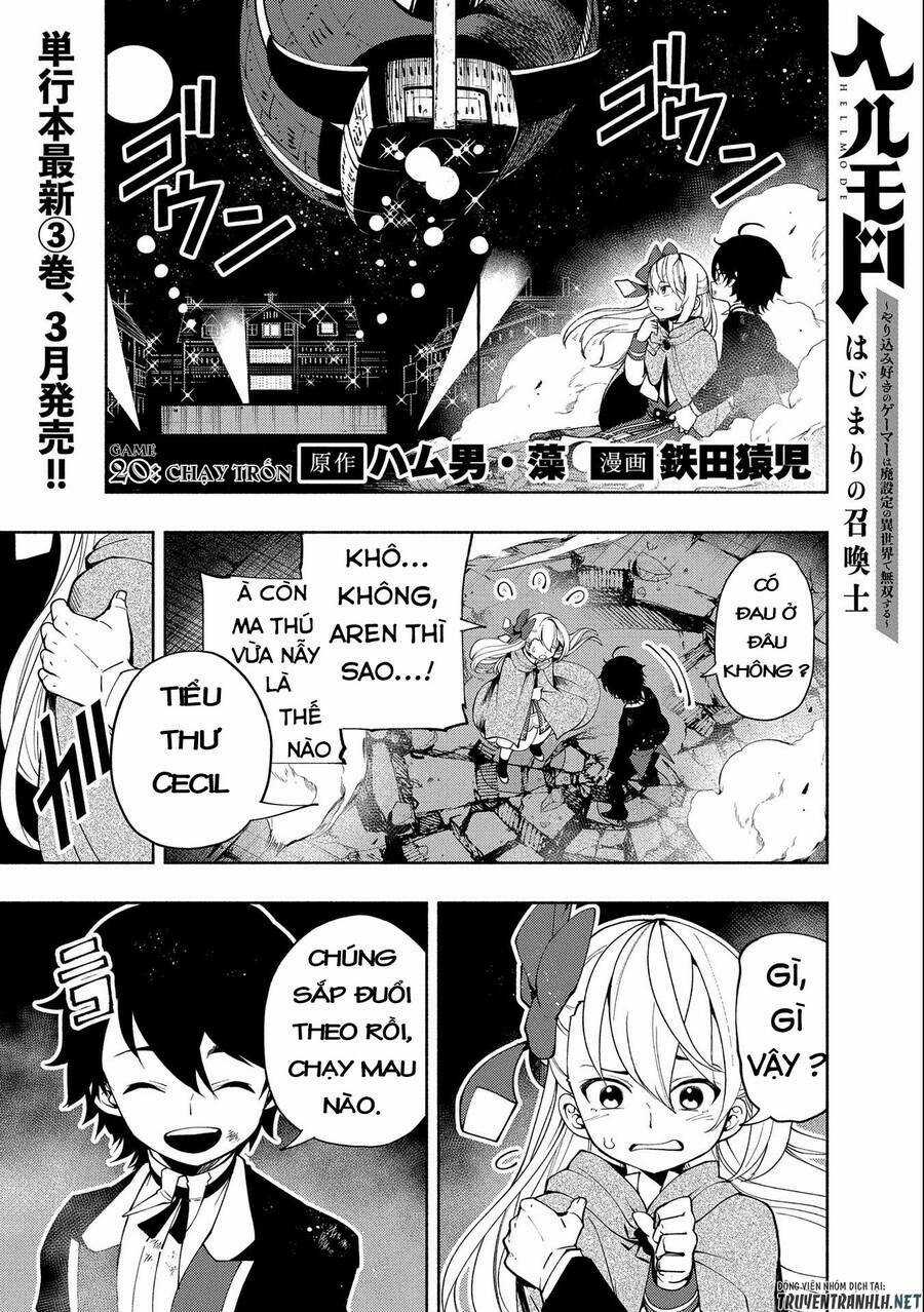 Hell Mode: Yarikomi Suki No Gamer Wa Hai Settei No Isekai De Musou Suru Chapter 20 trang 2