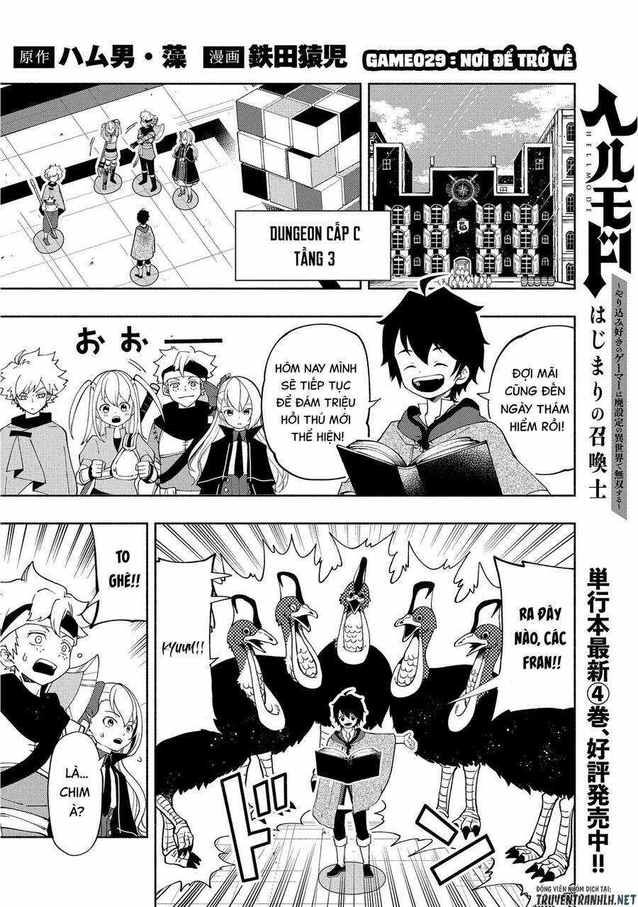 Hell Mode: Yarikomi Suki No Gamer Wa Hai Settei No Isekai De Musou Suru Chapter 29 trang 2