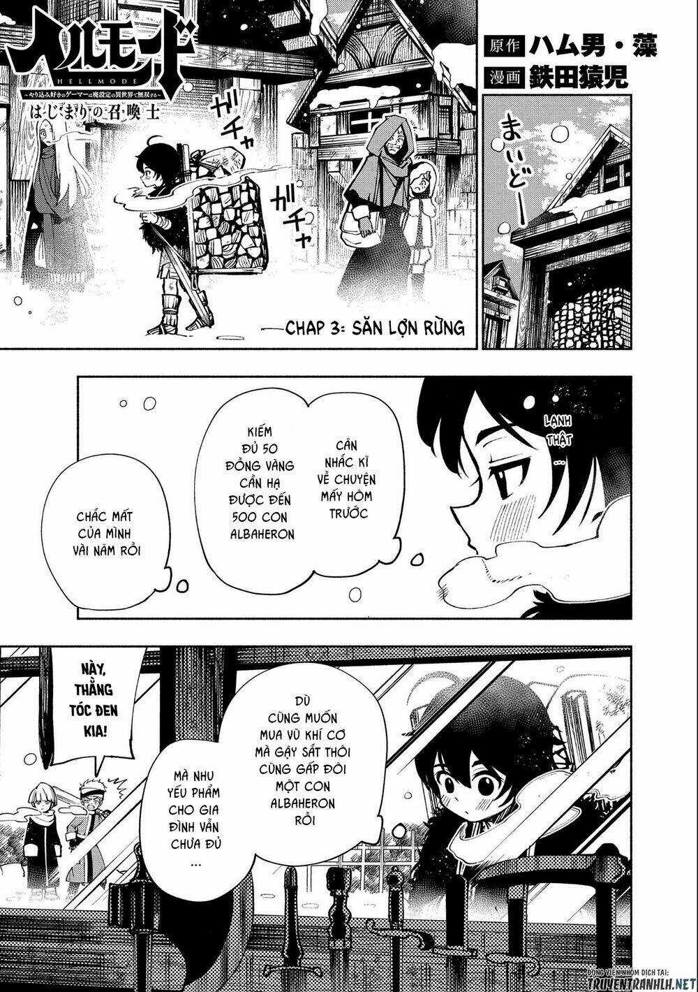 Hell Mode: Yarikomi Suki No Gamer Wa Hai Settei No Isekai De Musou Suru Chapter 3 trang 2