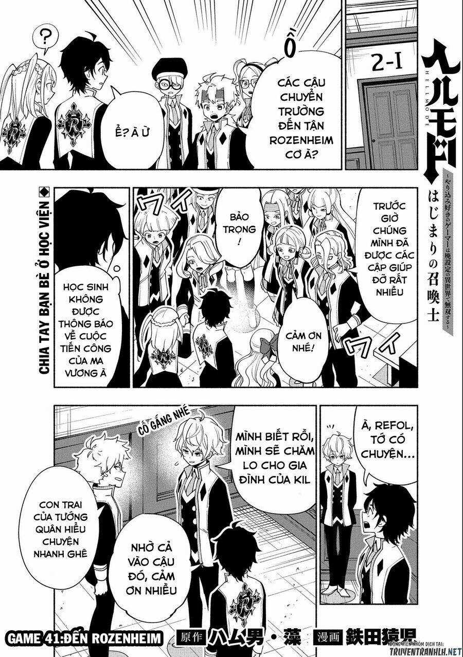 Hell Mode: Yarikomi Suki No Gamer Wa Hai Settei No Isekai De Musou Suru Chapter 41 trang 2