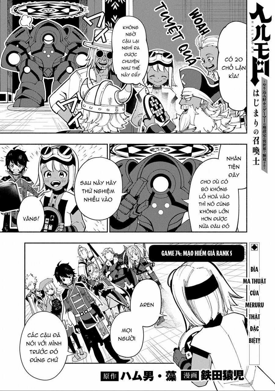 Hell Mode: Yarikomi Suki No Gamer Wa Hai Settei No Isekai De Musou Suru Chapter 74.1 trang 2