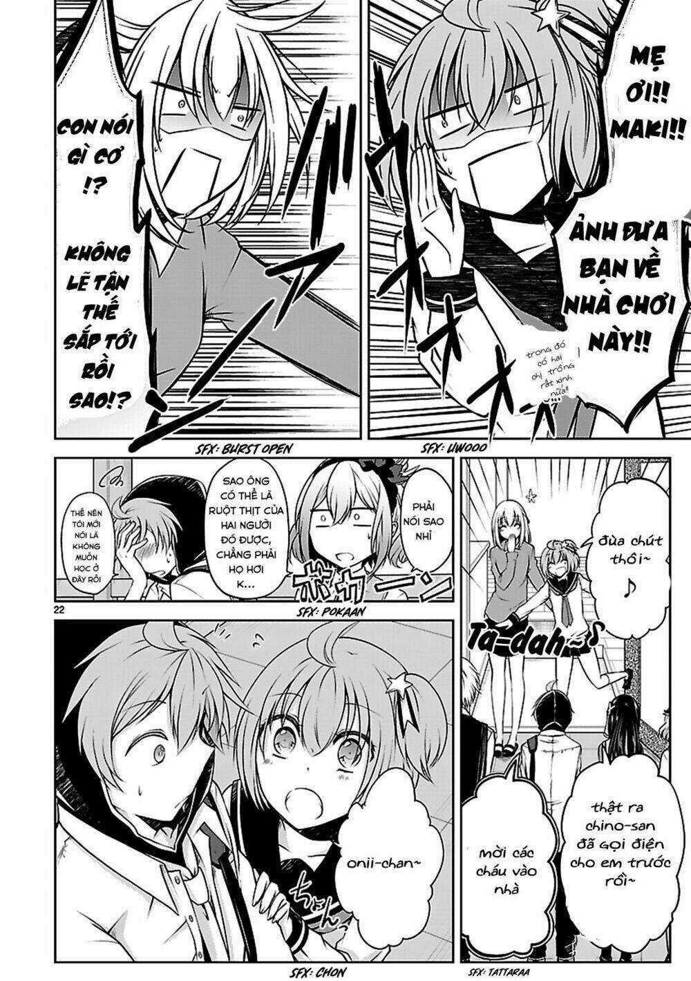 Hensokukei Quadrangle Chapter 9 trang 23