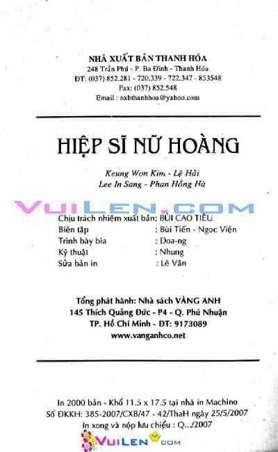 Hiệp Sĩ Nữ Hoàng Chapter 10 trang 185
