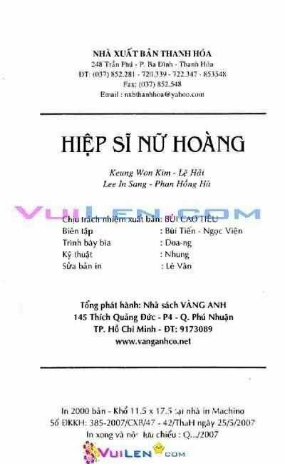 Hiệp Sĩ Nữ Hoàng Chapter 6 trang 185
