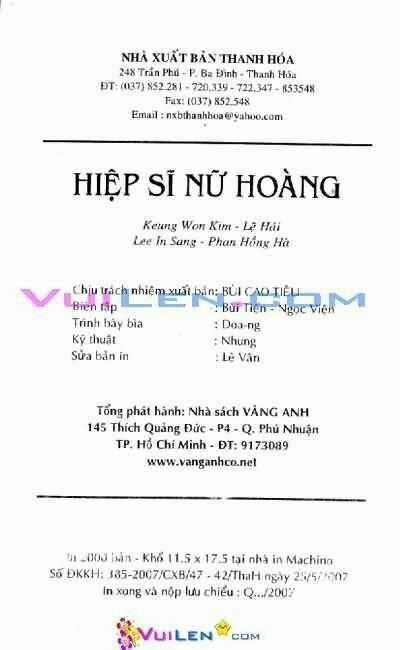 Hiệp Sĩ Nữ Hoàng Chapter 7 trang 167