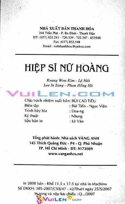 Hiệp Sĩ Nữ Hoàng Chapter 8 trang 167