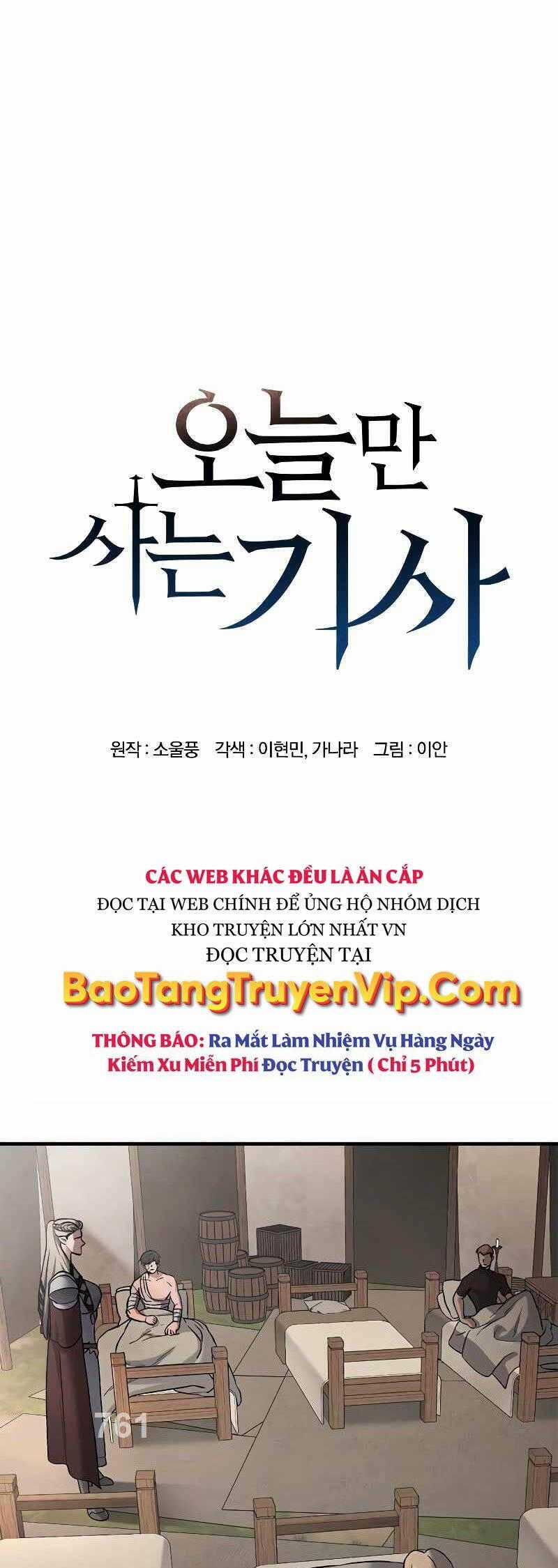 Hiệp Sĩ Sống Vì Ngày Hôm Nay Chương 6 trang 0