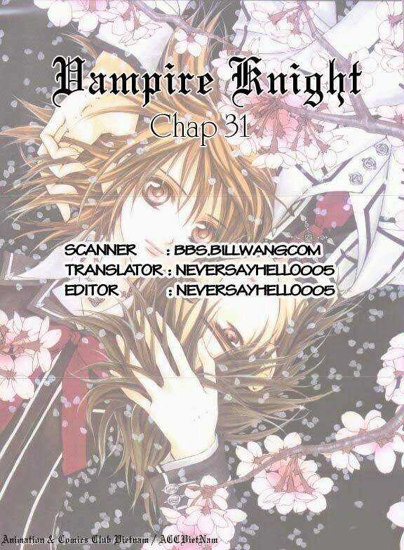 Hiệp sĩ Vampire Chapter 31 trang 0