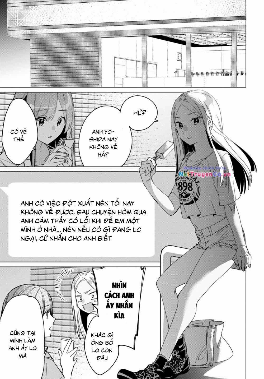 Hige Wo Soru. Soshite Joshikosei Wo Hirou Chapter 24.2 trang 12