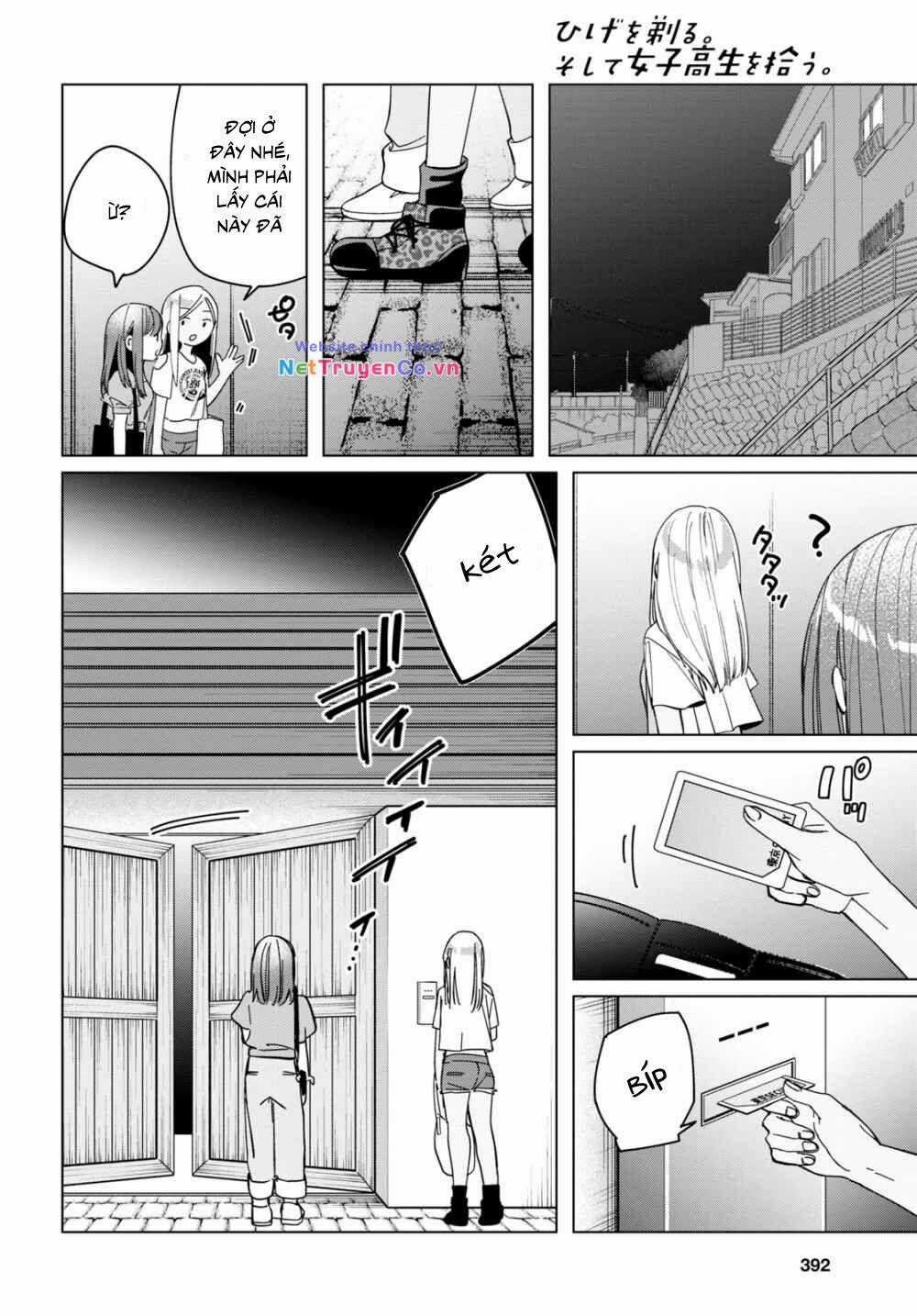 Hige Wo Soru. Soshite Joshikosei Wo Hirou Chapter 24.2 trang 17