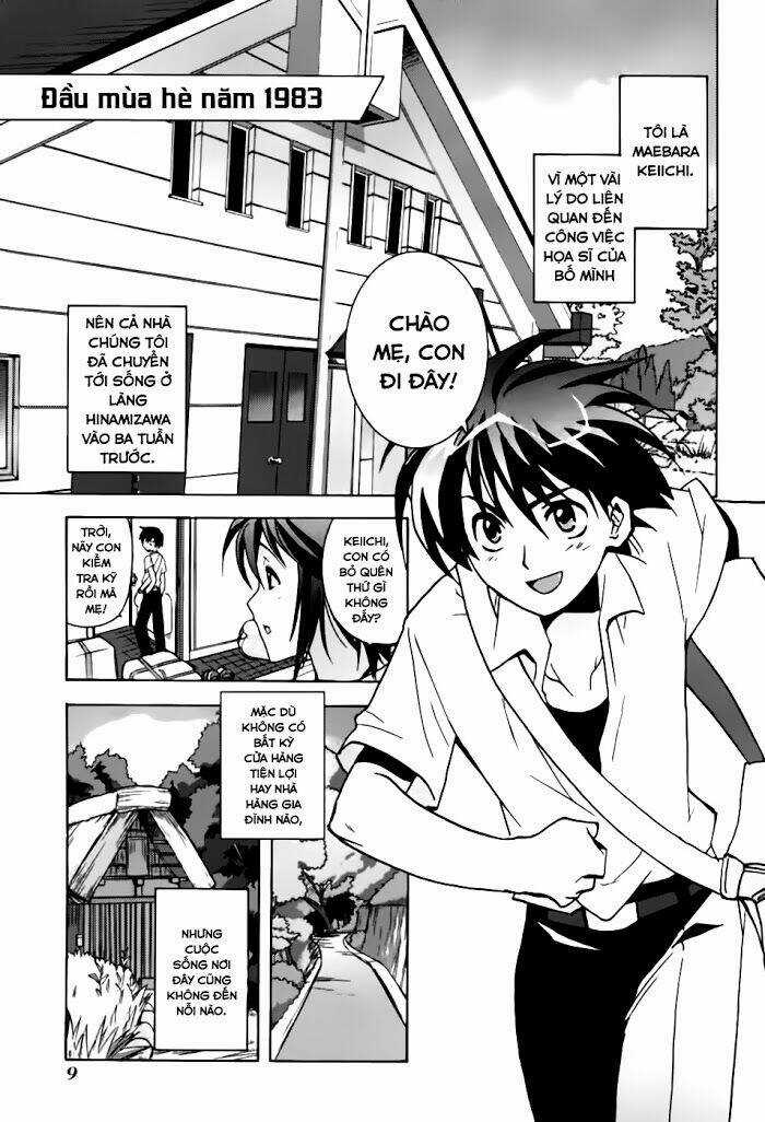 Higurashi No Naku Koro Ni - Onikakushi-Hen Chapter 1 trang 12